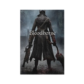 Обложка для паспорта матовая кожа с принтом Bloodborne. в Белгороде, натуральная матовая кожа | размер 19,3 х 13,7 см; прозрачные пластиковые крепления | bloodborne | bloodborne 2 | esport | game | playstation | бладборн | игра | киберспорт | киберспортсмен | порождение крови