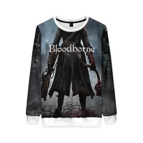 Женский свитшот 3D с принтом Bloodborne. в Белгороде, 100% полиэстер с мягким внутренним слоем | круглый вырез горловины, мягкая резинка на манжетах и поясе, свободная посадка по фигуре | bloodborne | bloodborne 2 | esport | game | playstation | бладборн | игра | киберспорт | киберспортсмен | порождение крови