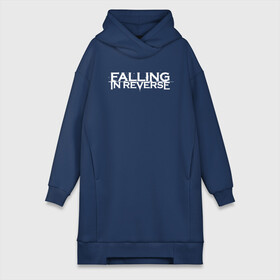 Платье-худи хлопок с принтом Falling in Reverse в Белгороде,  |  | falling in reverse | logo | rock | ronnie radke | лого | рок | ронни радке