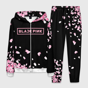 Мужской костюм 3D с принтом BLACKPINK в Белгороде, 100% полиэстер | Манжеты и пояс оформлены тканевой резинкой, двухслойный капюшон со шнурком для регулировки, карманы спереди | black  pink | blackpink | jennie | jisoo | k pop | lalisa | группа | к поп | корейская группа | розовый | черный