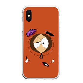 Чехол для iPhone XS Max матовый с принтом South Park Dead Kenny в Белгороде, Силикон | Область печати: задняя сторона чехла, без боковых панелей | broflovski | cartman | eric | kenny | kyle | marsh | park | south | stan | баттерс | брофловски | кайл | картман | кенни | леопольд | маккормик | марш | парк | стотч | стэн | эрик | южный