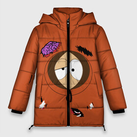 Женская зимняя куртка 3D с принтом South Park Dead Kenny в Белгороде, верх — 100% полиэстер; подкладка — 100% полиэстер; утеплитель — 100% полиэстер | длина ниже бедра, силуэт Оверсайз. Есть воротник-стойка, отстегивающийся капюшон и ветрозащитная планка. 

Боковые карманы с листочкой на кнопках и внутренний карман на молнии | broflovski | cartman | eric | kenny | kyle | marsh | park | south | stan | баттерс | брофловски | кайл | картман | кенни | леопольд | маккормик | марш | парк | стотч | стэн | эрик | южный
