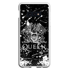 Чехол для Samsung S10E с принтом QUEEN в Белгороде, Силикон | Область печати: задняя сторона чехла, без боковых панелей | queen | британская рок группа | квин | куин | кьюин | мистер робот | музыка | рами малек | рок | рок музыка | фредди меркьюри