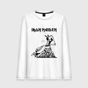 Мужской лонгслив хлопок с принтом IRON MAIDEN в Белгороде, 100% хлопок |  | dave | iron maiden | murray | music | percy harris | rock | адриан смит | айрон мэйден | брюс дикинсон | дэйв мюррей | железная дева | музик | нико макбрэйн | рок | стив харрис | ужасы | хеви метал | яник герс