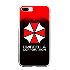 Чехол для iPhone 7Plus/8 Plus матовый с принтом UMBRELLA CORP в Белгороде, Силикон | Область печати: задняя сторона чехла, без боковых панелей | ada wong | biohazard | leon | nemesis | project resistance | raccoon city | re | re3 | resident evil | resident evil 3 | rpd | stars | umbrella | ада вонг | амбрелла | немезис | ужасы