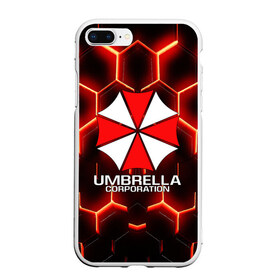 Чехол для iPhone 7Plus/8 Plus матовый с принтом UMBRELLA CORP в Белгороде, Силикон | Область печати: задняя сторона чехла, без боковых панелей | ada wong | biohazard | leon | nemesis | project resistance | raccoon city | re | re3 | resident evil | resident evil 3 | rpd | stars | umbrella | ада вонг | амбрелла | немезис | ужасы