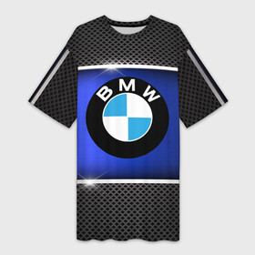 Платье-футболка 3D с принтом BMW в Белгороде,  |  | amg | auto | bmw | honda | jdm | mercedes | nissan | porsche | racing | sport | suba | toyota | автомобил | автомобильные | киа | лексус | марка | машины | митсубиси | ниссан | порше | спорт | субару | тесла | тойота | хонда