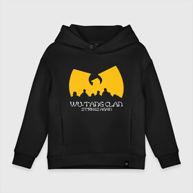 Детское худи Oversize хлопок с принтом Wu-Tang Clan. в Белгороде, френч-терри — 70% хлопок, 30% полиэстер. Мягкий теплый начес внутри —100% хлопок | боковые карманы, эластичные манжеты и нижняя кромка, капюшон на магнитной кнопке | Тематика изображения на принте: genius gza | method man | razor rza | wu tang | wu tang clan | ву танг клан | гангста рэп | гангстеры | девяти человек | музыка | хип хоп