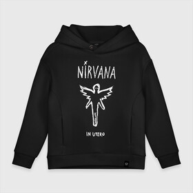 Детское худи Oversize хлопок с принтом Nirvana In utero в Белгороде, френч-терри — 70% хлопок, 30% полиэстер. Мягкий теплый начес внутри —100% хлопок | боковые карманы, эластичные манжеты и нижняя кромка, капюшон на магнитной кнопке | in utero | nevermind | nirvana | nirvana in utero | smile | курт кобейн | нирвана | нирвана in utero