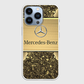 Чехол для iPhone 13 Pro с принтом MERCEDES GOLD | МЕРСЕДЕС ГОЛД в Белгороде,  |  | 2020 | amg | auto | brabus | clk | cls | glk | mercedes | mercedes benz | slk | sport | авто | автомобиль | автомобильные | амг | брабус | бренд | глк | марка | машины | мерседес | слк | спорт | цлк | цлс