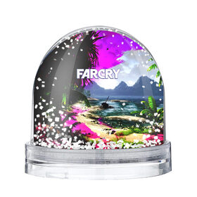 Снежный шар с принтом FARCRY в Белгороде, Пластик | Изображение внутри шара печатается на глянцевой фотобумаге с двух сторон | far cry | farcry | game | ubisof | выживание | джунгли | игры | остров | фар край