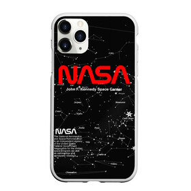 Чехол для iPhone 11 Pro матовый с принтом NASA в Белгороде, Силикон |  | Тематика изображения на принте: nasa | астронавт | вселенная | звёздная карта | звёзды | космический | космонавт | космонавтика | космос | наса | ракета | шатл