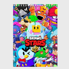 Скетчбук с принтом BRAWL STARS SPROUT в Белгороде, 100% бумага
 | 48 листов, плотность листов — 100 г/м2, плотность картонной обложки — 250 г/м2. Листы скреплены сверху удобной пружинной спиралью | 8 bit | 8 бит | bibi | brawl stars | crow | el brown | leon | leon shark | max | mr.p | sally leon | shark | sprout | stars | virus | werewolf | акула | биби | вирус | ворон | леон | оборотень | пингвин