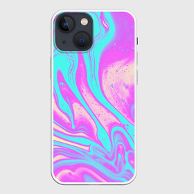 Чехол для iPhone 13 mini с принтом DIGITAL ART   WAVES   НЕОНОВЫЕ ВОЛНЫ   ПОЛОСЫ   RAINBOW в Белгороде,  |  | Тематика изображения на принте: abstraction | digital art | geometry | hexagon | neon | paints | stripes | texture | triangle | абстракция | брызги | геометрия | диджитал арт | краски | неон | неоновый | соты | текстура