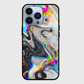 Чехол для iPhone 13 Pro с принтом DIGITAL ABSTRACT GLITCH | ГЛИТЧ в Белгороде,  |  | Тематика изображения на принте: abstraction | geometry | glitch | hexagon | neon | paints | stripes | texture | triangle | абстракция | брызги | геометрия | глитч | краски | неон | неоновый | соты | текстура