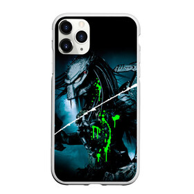 Чехол для iPhone 11 Pro матовый с принтом PREDATOR в Белгороде, Силикон |  | aliens | avp | black | cinema | predator | кино | фильм хищник | фильмы | хищник | чёрный | чужой