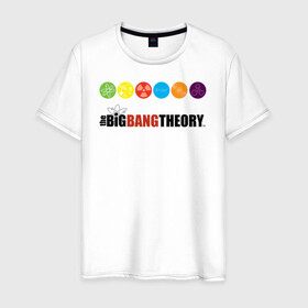 Мужская футболка хлопок с принтом Big Bang Theory в Белгороде, 100% хлопок | прямой крой, круглый вырез горловины, длина до линии бедер, слегка спущенное плечо. | big bang theory | howard wolowitz | leonard hofstadter | penny | raj | sheldon cooper | stuart bloom | vdgerir | воловитц | леонард хофстедер | пэнни | радж | раджешь кутрапалли | тбв | теория большого взрыва | чак лорри | шелдон | шэл