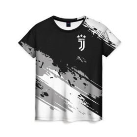 Женская футболка 3D с принтом Juventus F.C. в Белгороде, 100% полиэфир ( синтетическое хлопкоподобное полотно) | прямой крой, круглый вырез горловины, длина до линии бедер | Тематика изображения на принте: calcio | club | cr7 | cristiano ronaldo | dybala | football | full highlights | goals | italia | juventus | napoli | roma | serie a | белый | италия | клуб | форма | черный | ювентус