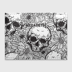 Обложка для студенческого билета с принтом Megadeth в Белгороде, натуральная кожа | Размер: 11*8 см; Печать на всей внешней стороне | Тематика изображения на принте: countdown to extinction | бас | гитара | группа | дэйв мастейн | кико лоурейро | лос анджелес | метал | трэш | хард рок | хеви метал