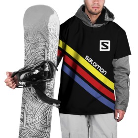 Накидка на куртку 3D с принтом Salomon в Белгороде, 100% полиэстер |  | salomon | активный отдых | альпинизм | биатлон | зима | лыжи | сноуборд | спорт