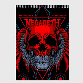 Скетчбук с принтом Megadeth в Белгороде, 100% бумага
 | 48 листов, плотность листов — 100 г/м2, плотность картонной обложки — 250 г/м2. Листы скреплены сверху удобной пружинной спиралью | countdown to extinction | бас | гитара | группа | дэйв мастейн | кико лоурейро | лос анджелес | метал | трэш | хард рок | хеви метал