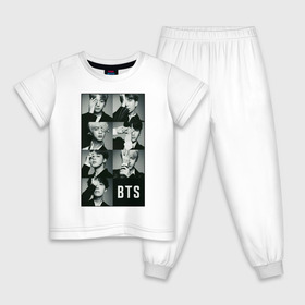 Детская пижама хлопок с принтом BTS в Белгороде, 100% хлопок |  брюки и футболка прямого кроя, без карманов, на брюках мягкая резинка на поясе и по низу штанин
 | bts | j hope | j pop | jimin | jin | jungkook | k pop | korea | music | nct | pop | pop idols | suga | v | айдолы | бтс | идолы | к поп | корейская музыка | корея | нст | поп | попса | чимин