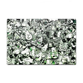 Пазл магнитный 126 элементов с принтом Граффити в Белгороде, полимерный материал с магнитным слоем | 126 деталей, размер изделия —  180*270 мм | doodling | textures | tiles | баллончики | буквы | винтаж | винтажная | герои | граффити | дудл | дудлинг | звезда | иероглифы | картинки | комиксы | краска | красносиний | логотип | надпись | смайл | спермотозоиды