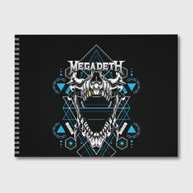 Альбом для рисования с принтом Megadeth в Белгороде, 100% бумага
 | матовая бумага, плотность 200 мг. | countdown to extinction | бас | гитара | группа | дэйв мастейн | кико лоурейро | лос анджелес | метал | трэш | хард рок | хеви метал