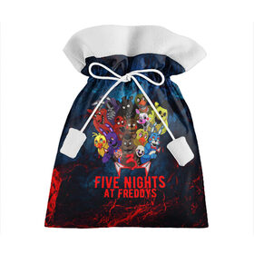 Подарочный 3D мешок с принтом Five Nights At Freddys в Белгороде, 100% полиэстер | Размер: 29*39 см | 5 ночей с фредди | five nights at freddys | fnaf | horror | nightmare | страшилки | ужасы | фнаф | фредди фазбер | хоррор