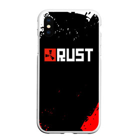 Чехол для iPhone XS Max матовый с принтом RUST в Белгороде, Силикон | Область печати: задняя сторона чехла, без боковых панелей | dayz | facepunch | rust | state of decay | survival | the forest | this war of mine | выживалка rust | раст