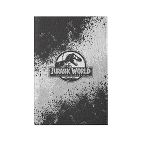 Обложка для паспорта матовая кожа с принтом Jurassic World в Белгороде, натуральная матовая кожа | размер 19,3 х 13,7 см; прозрачные пластиковые крепления | dino | дино | динозавр | динозавры | кино | мир юрского периода | тирекс | фильм | юрский | юрский период