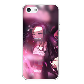 Чехол для iPhone 5/5S матовый с принтом NEZUKO DEMON SLAYER KIMETSU NO YAIBA КЛИНОК РАССЕКАЮЩИЙ ДЕМОНОВ в Белгороде, Силикон | Область печати: задняя сторона чехла, без боковых панелей | demon slayer | kimetsu no yaiba | nezuko | shinobu | slayer | tanjiro | zenitsu | гию томиока | зенитцу | иноске хашибира | клинок рассекающий демонов | незуко | танджиро | шинобу кочо