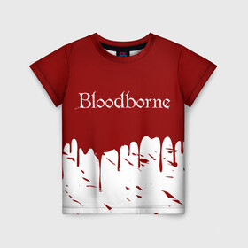Детская футболка 3D с принтом Bloodborne. в Белгороде, 100% гипоаллергенный полиэфир | прямой крой, круглый вырез горловины, длина до линии бедер, чуть спущенное плечо, ткань немного тянется | bloodborne | bloodborne 2 | esport | game | playstation | бладборн | игра | киберспорт | киберспортсмен | порождение крови