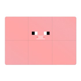 Магнитный плакат 3Х2 с принтом Minecraft Pig в Белгороде, Полимерный материал с магнитным слоем | 6 деталей размером 9*9 см | minecarft | pig | roblocks | майнкрафт | роблокс | свинка | снинья