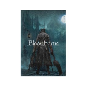 Обложка для паспорта матовая кожа с принтом Bloodborne. в Белгороде, натуральная матовая кожа | размер 19,3 х 13,7 см; прозрачные пластиковые крепления | bloodborne | bloodborne 2 | esport | game | playstation | бладборн | игра | киберспорт | киберспортсмен | порождение крови