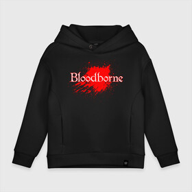 Детское худи Oversize хлопок с принтом Bloodborne. в Белгороде, френч-терри — 70% хлопок, 30% полиэстер. Мягкий теплый начес внутри —100% хлопок | боковые карманы, эластичные манжеты и нижняя кромка, капюшон на магнитной кнопке | Тематика изображения на принте: bloodborne | bloodborne 2 | esport | game | playstation | бладборн | игра | киберспорт | киберспортсмен | порождение крови