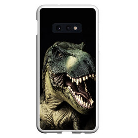 Чехол для Samsung S10E с принтом Динозавр T-Rex в Белгороде, Силикон | Область печати: задняя сторона чехла, без боковых панелей | dino | dinosauria | t rex | ti rex | дино | динозавр | парк юрского | т рекс | ти рекс | чудовище | юрский период | ящер | ящерица