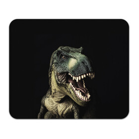 Коврик для мышки прямоугольный с принтом Динозавр T-Rex в Белгороде, натуральный каучук | размер 230 х 185 мм; запечатка лицевой стороны | dino | dinosauria | t rex | ti rex | дино | динозавр | парк юрского | т рекс | ти рекс | чудовище | юрский период | ящер | ящерица