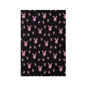 Обложка для паспорта матовая кожа с принтом Playboy в Белгороде, натуральная матовая кожа | размер 19,3 х 13,7 см; прозрачные пластиковые крепления | bunny | erotic | hefner | hugh | magazine | playboy | журнал | зайка | кролик | плейбой | хефнер | ххх | хью