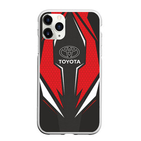 Чехол для iPhone 11 Pro Max матовый с принтом Toyota Driver team Red в Белгороде, Силикон |  | Тематика изображения на принте: driver | driver team | racing | toyota | toyota team | гонки | тайота | тоёта | тойота