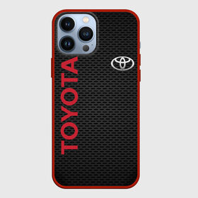 Чехол для iPhone 13 Pro Max с принтом TOYOTA | ТОЙОТА (Z) в Белгороде,  |  | 2020 | alphard | auto | camry | corolla | highlander | hilux | land cruiser 200 | prado | rav4 | sport | supra | toyota | tundra | авто | автомобиль | автомобильные | альфард | бренд | камри | марка | машины | спорт | тойота