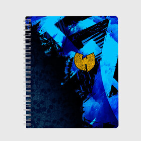 Тетрадь с принтом Wu-Tang Clan в Белгороде, 100% бумага | 48 листов, плотность листов — 60 г/м2, плотность картонной обложки — 250 г/м2. Листы скреплены сбоку удобной пружинной спиралью. Уголки страниц и обложки скругленные. Цвет линий — светло-серый
 | Тематика изображения на принте: cappadonna | clan | ghostface killah | gza | inspectah deck | masta killa | method man | raekwon | rap | rza | u god | wu tang | wu tang clan | рэп