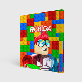 Холст квадратный с принтом ROBLOX [3] в Белгороде, 100% ПВХ |  | box | lego | minecraft | roblox | роблокс