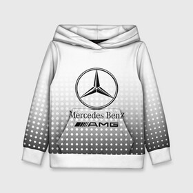 Детская толстовка 3D с принтом Mercedes-Benz в Белгороде, 100% полиэстер | двухслойный капюшон со шнурком для регулировки, мягкие манжеты на рукавах и по низу толстовки, спереди карман-кенгуру с мягким внутренним слоем | amg | mercedes | mercedes значок | mercedes лого | mercedes марка | амг | бенц | лого автомобиля | логотип мерседес | мерин | мерс | мерседес | мерседес бенз | мерседес лого | мерседес эмблема