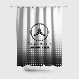 Штора 3D для ванной с принтом Mercedes-Benz в Белгороде, 100% полиэстер | плотность материала — 100 г/м2. Стандартный размер — 146 см х 180 см. По верхнему краю — пластиковые люверсы для креплений. В комплекте 10 пластиковых колец | amg | mercedes | mercedes значок | mercedes лого | mercedes марка | амг | бенц | лого автомобиля | логотип мерседес | мерин | мерс | мерседес | мерседес бенз | мерседес лого | мерседес эмблема