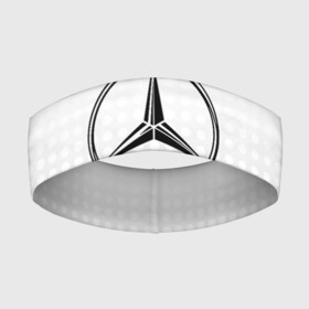 Повязка на голову 3D с принтом Mercedes Benz в Белгороде,  |  | amg | mercedes | mercedes значок | mercedes лого | mercedes марка | амг | бенц | лого автомобиля | логотип мерседес | мерин | мерс | мерседес | мерседес бенз | мерседес лого | мерседес эмблема