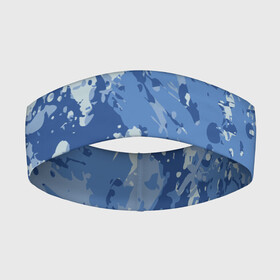 Повязка на голову 3D с принтом КАМУФЛЯЖ BLUE в Белгороде,  |  | camouflage | армия | военная форма | военный | вооружение | вооруженные силы | защита | защитный цвет | камуфляж | маскировка | синий | солдат | униформа | форма