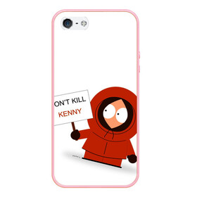 Чехол для iPhone 5/5S матовый с принтом Kenny McCormick в Белгороде, Силикон | Область печати: задняя сторона чехла, без боковых панелей | south park | южный парк