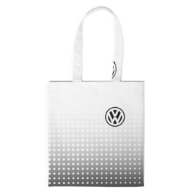 Шоппер 3D с принтом Volkswagen в Белгороде, 100% полиэстер | Плотность: 200 г/м2; Размер: 34×35 см; Высота лямок: 30 см | volkswagen | vw | vw значок | vw лого | vw марка | vw эмблема | wv | значок vw | значок фольксваген | лого автомобиля | лого вольцваген | логотип vw | фольксваген | фольцваген