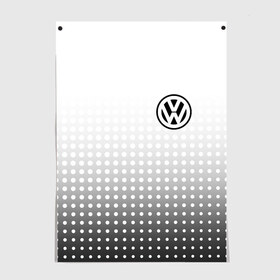 Постер с принтом Volkswagen в Белгороде, 100% бумага
 | бумага, плотность 150 мг. Матовая, но за счет высокого коэффициента гладкости имеет небольшой блеск и дает на свету блики, но в отличии от глянцевой бумаги не покрыта лаком | volkswagen | vw | vw значок | vw лого | vw марка | vw эмблема | wv | значок vw | значок фольксваген | лого автомобиля | лого вольцваген | логотип vw | фольксваген | фольцваген